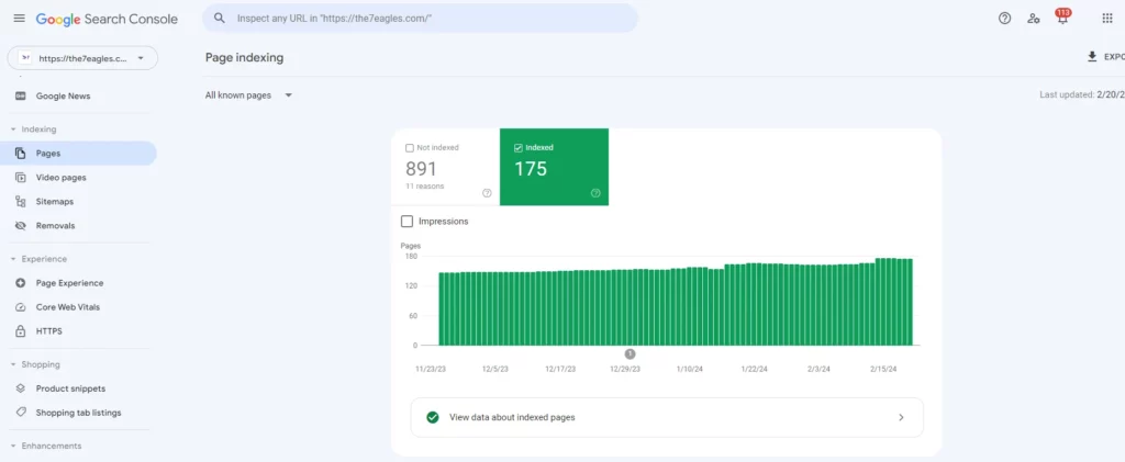 Google search console audit