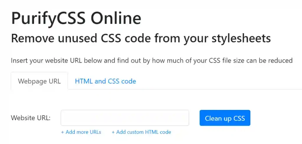 Purify CSS